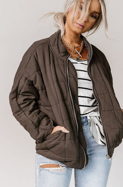 Arctic Comfort Padded Jacket - Slate Grey