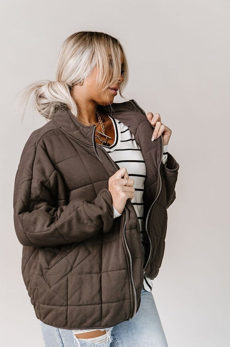 Arctic Comfort Padded Jacket - Slate Grey