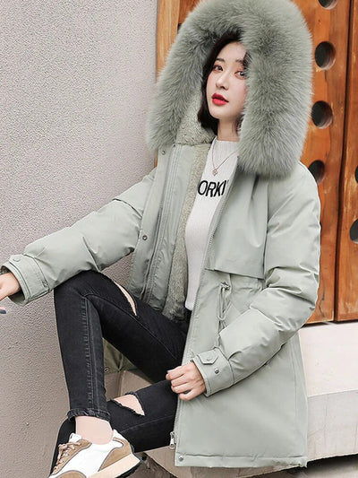 Women's Hooded Jacket | Thermal Coat | Waterproof Outdoor Parka
