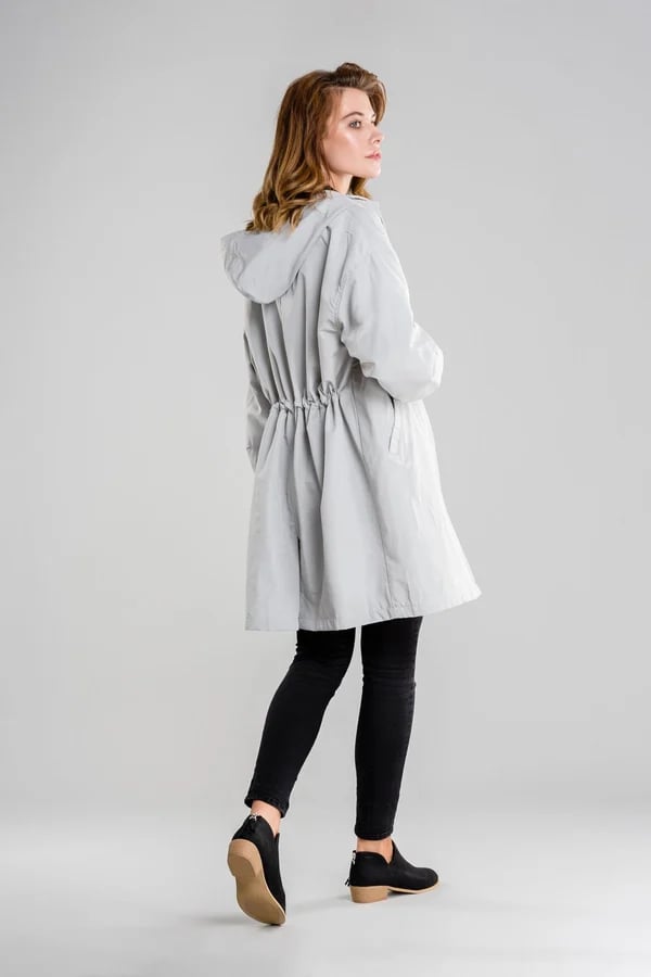 Oversized Hooded Windbreaker Jacket: Stylish and Practical