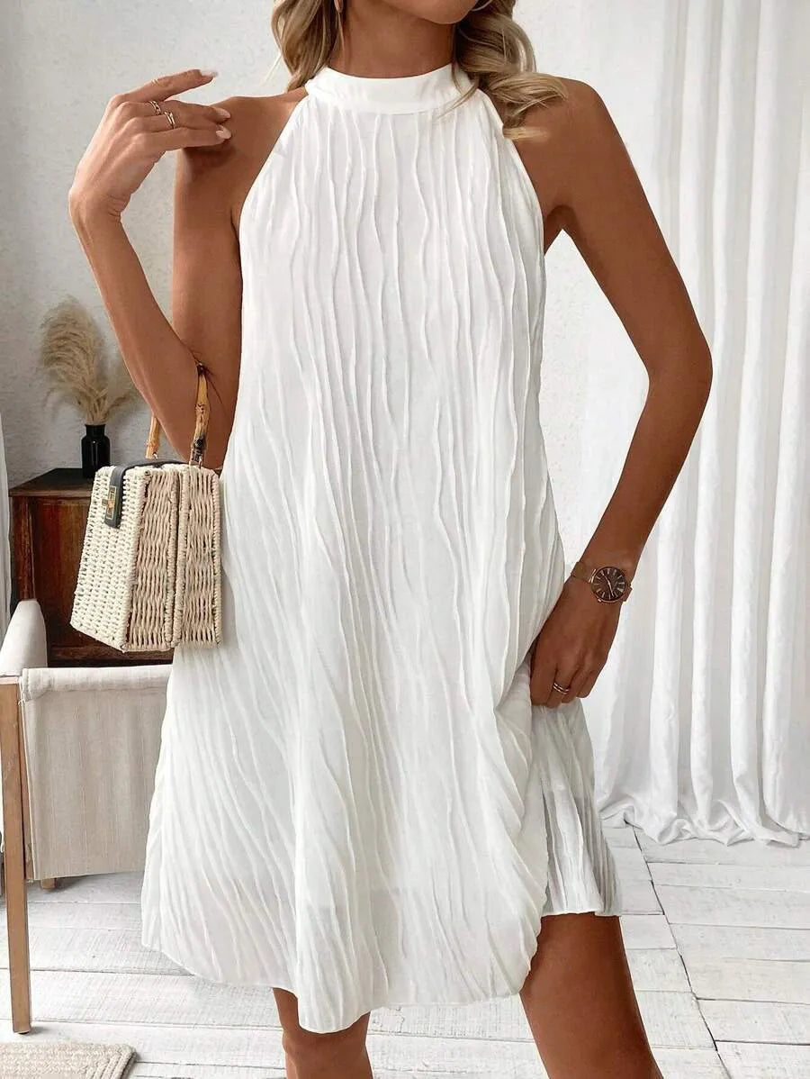 Elsie - Captivating sleeveless backless mini dress