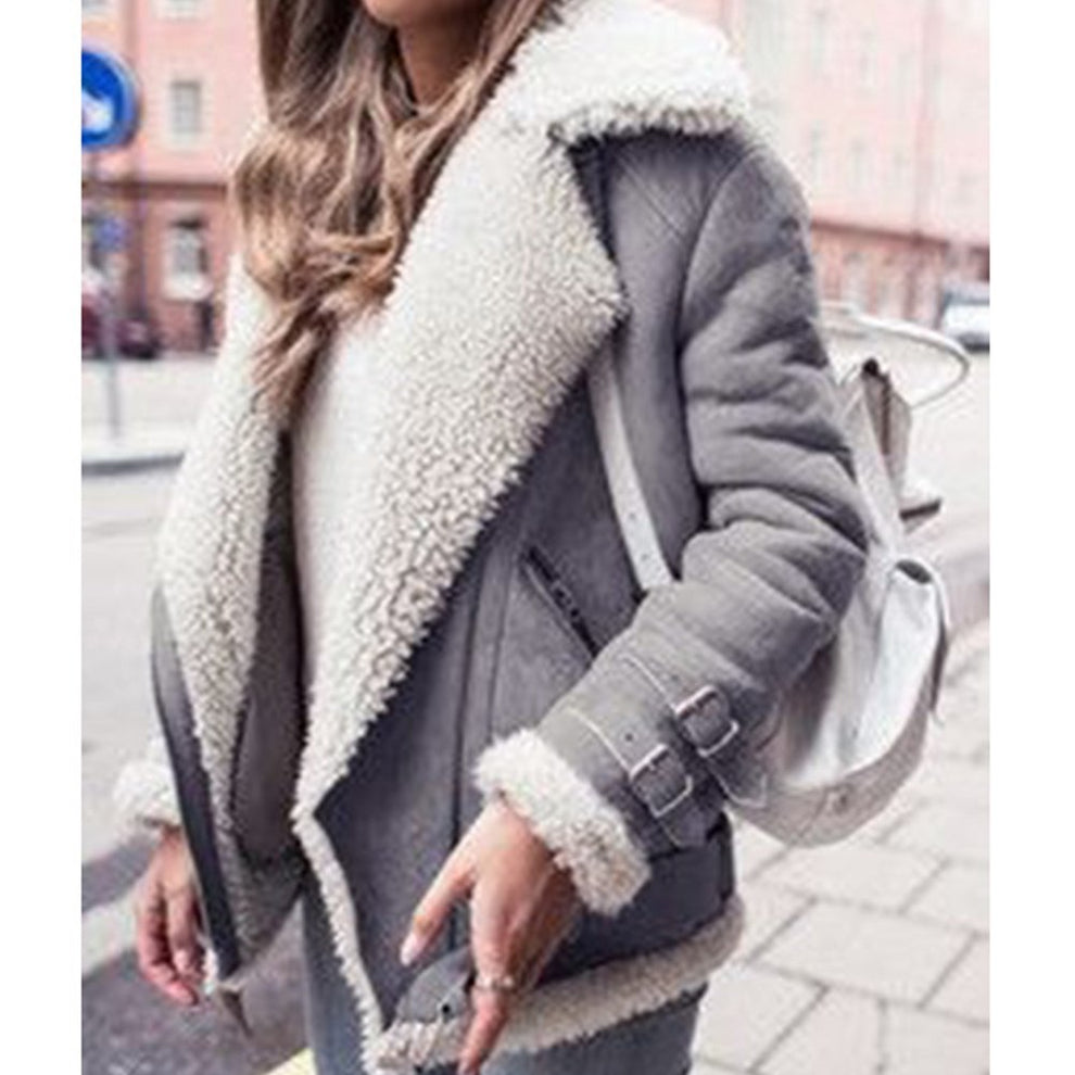 Modern and comfortable women's winter coat