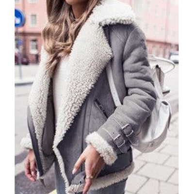 Modern and comfortable women's winter coat