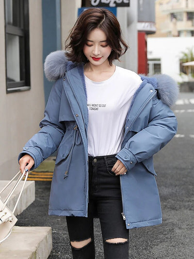 Women's Hooded Jacket | Thermal Coat | Waterproof Outdoor Parka