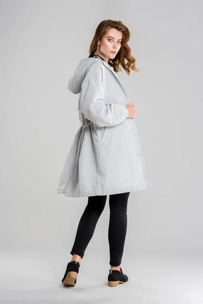 Oversized Hooded Windbreaker Jacket: Stylish and Practical