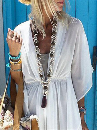 Gala - Women's summer dresses with asymmetrical updo for the beach