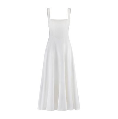 Elegant midi dress for women with a sophisticated and versatile design