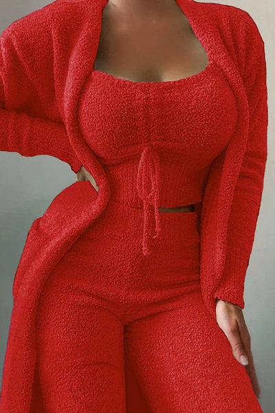 Cozy A La Mode 3-Piece Fleece Pajama Set
