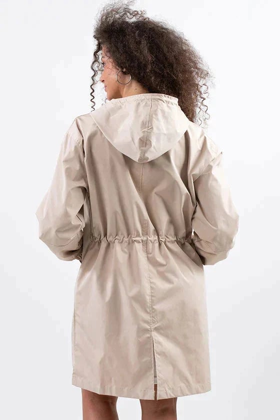 Oversized Hooded Windbreaker Jacket: Stylish and Practical