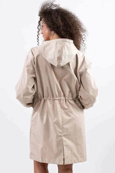 Oversized Hooded Windbreaker Jacket: Stylish and Practical