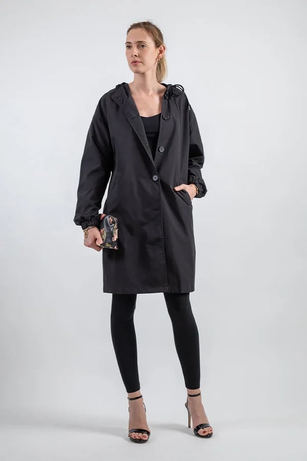 Oversized Hooded Windbreaker Jacket: Stylish and Practical