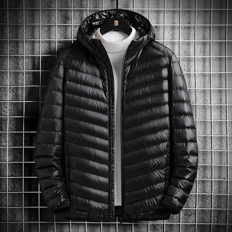 Cozy insulated winter jacket.