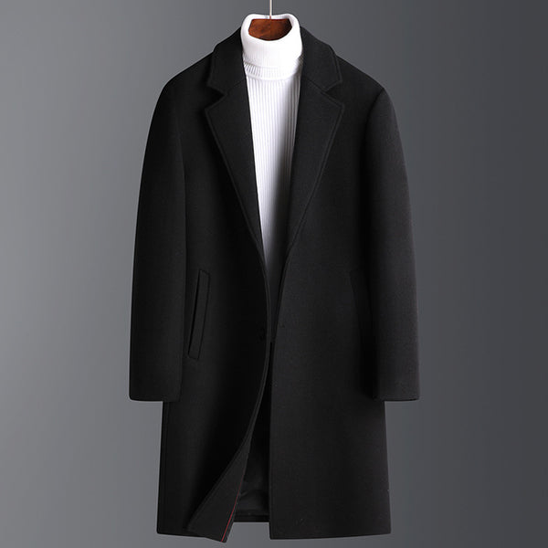 Men's mid-length coat