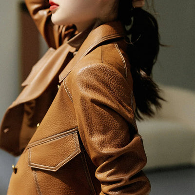 Modern Buttoned Jacket for Elegant Women