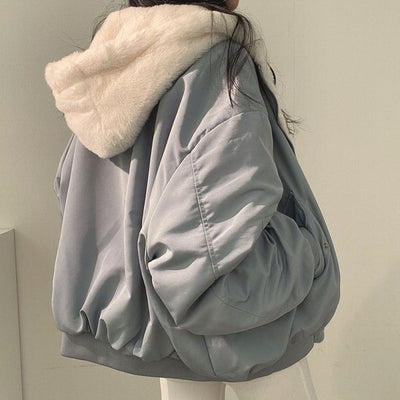 Insulated bomber jacket for cold days