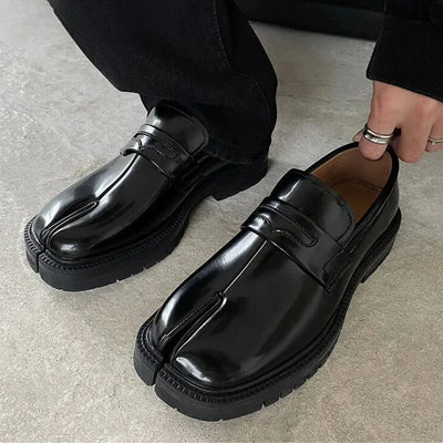 Elegant patent leather shoes