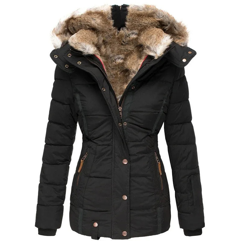 Modern design women's hooded jacket