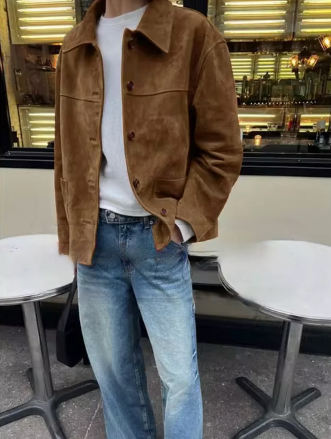 Men's vintage jacket, stylish and modern design