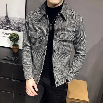 Classic Plaid Jacket for All Seasons – Elegant and Versatile