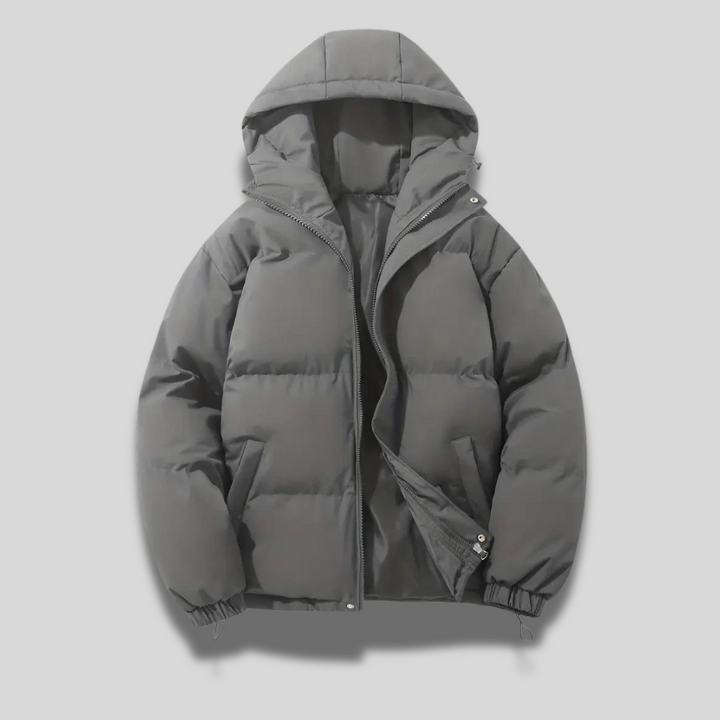 Loose Hooded Winter Coat for Cold Weather