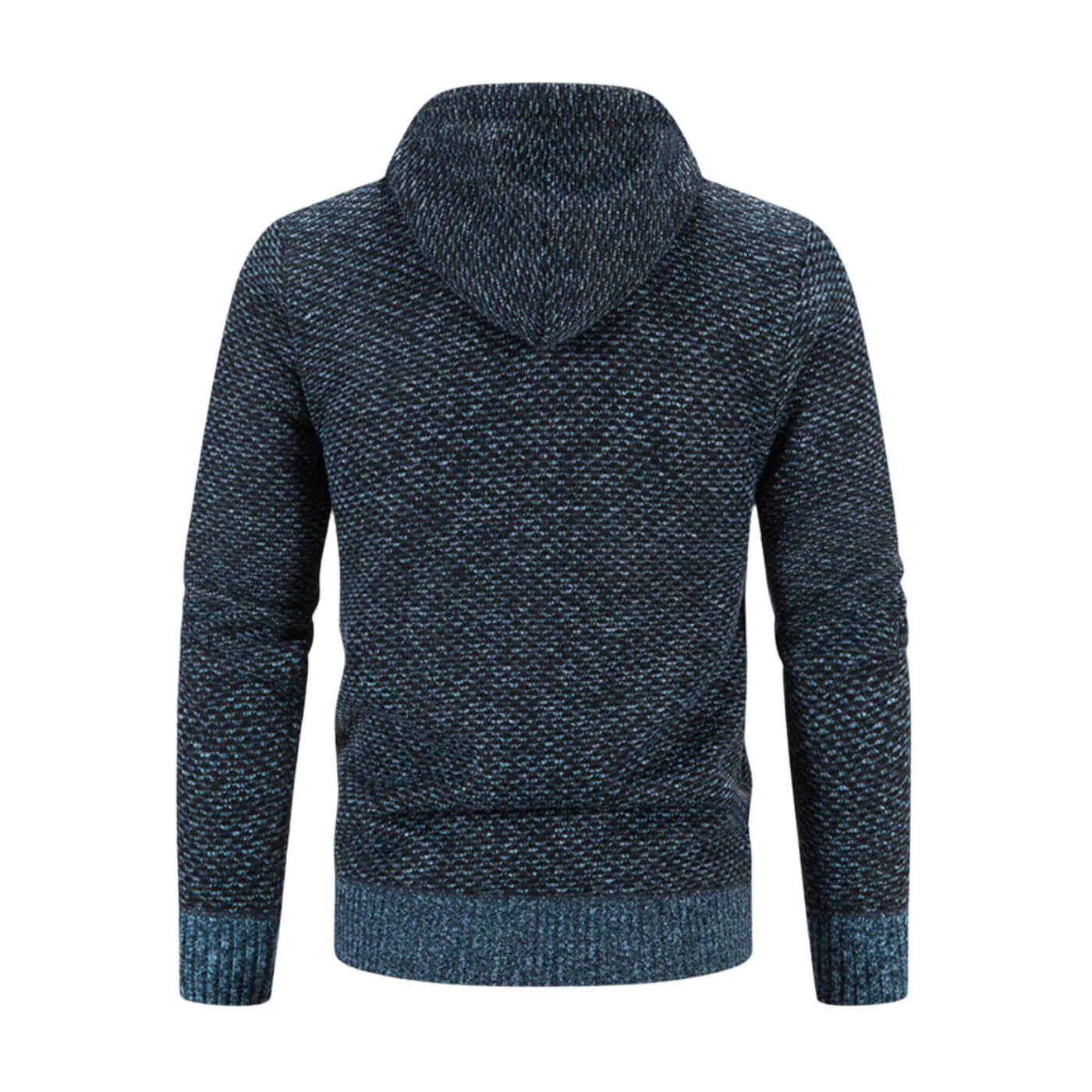 Men's winter jacket with hood and modern style