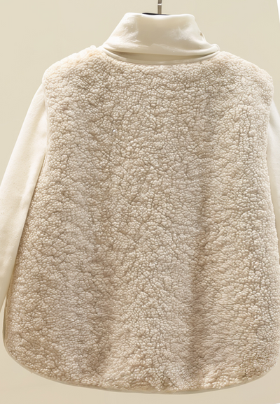 Cozy and warm women's vest ideal for cold days