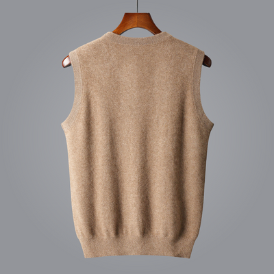 Women's V-neck Sleeveless Vest Modern Casual Style