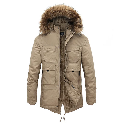 Men's Winter Jacket - Thick Hooded Parka with Removable Lining | Warm Coat | Oversized Fashion Jacket