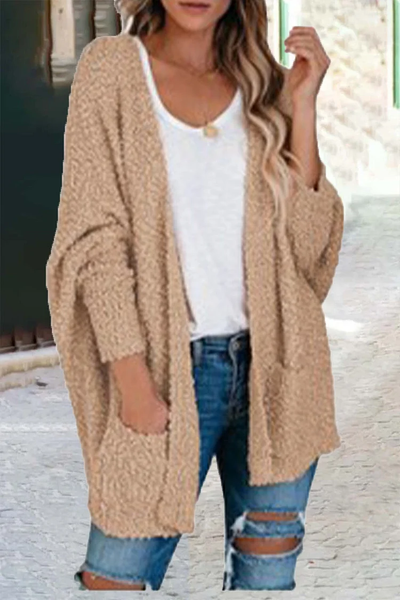 Lightweight cardigan with puppet sleeves for everyday style