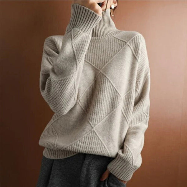 Elegant turtleneck sweater for elegant looks