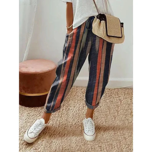 Hattie - Fashionable linen trousers