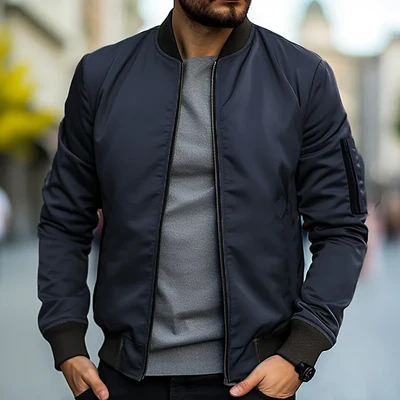 Stylish men's bomber jacket for a modern look