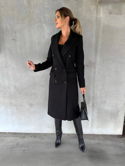 Women's Elegant Casual Coat – Perfect for Fall and Winter
