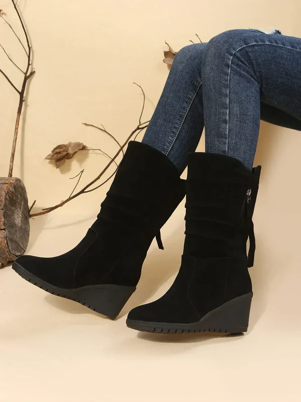 Comfortable and elegant boots with heels for confident steps