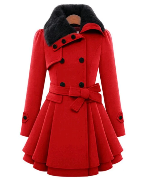 Elegant women's coat for the cold winter