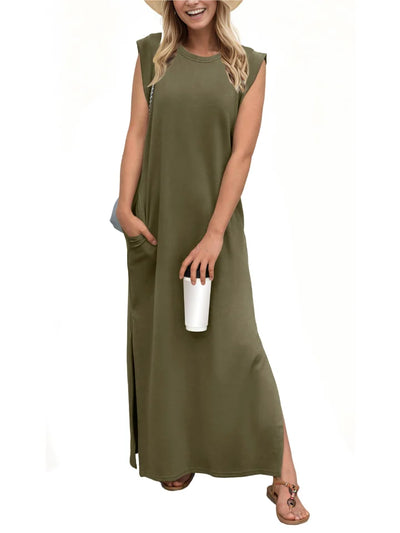 Charlotte - Wrinkle-free casual dress with a loose fit