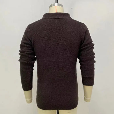 Men's Casual Jacket with Mao Collar – Elegant and Warm Design