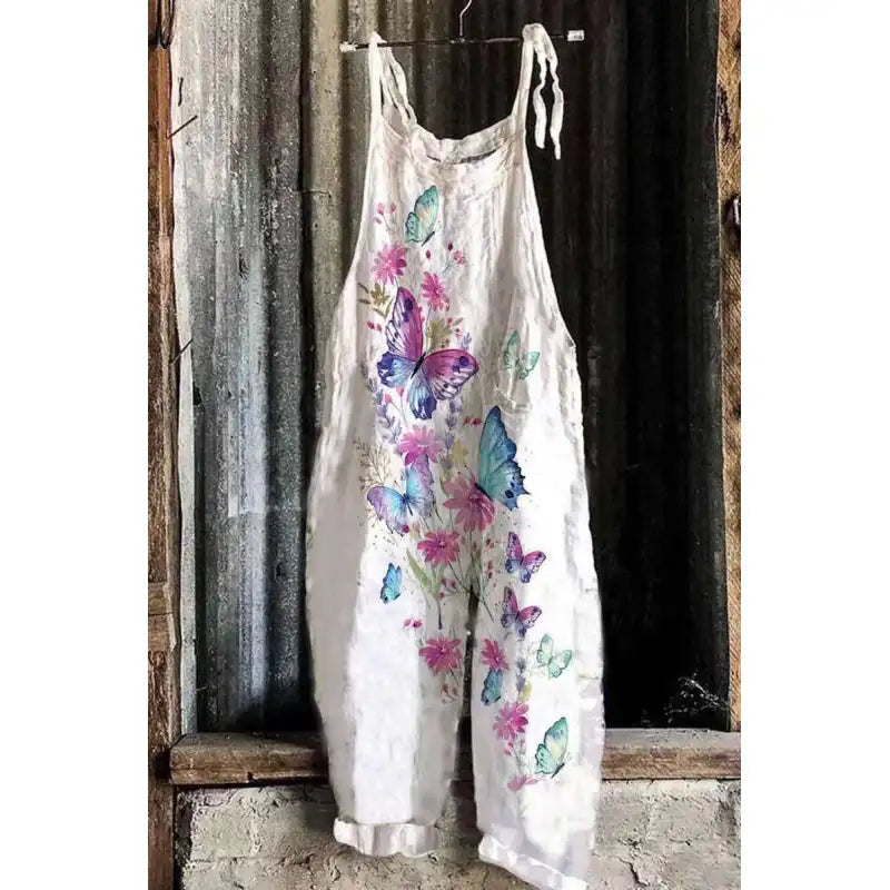 Brenda - Stylish Short-Sleeved Multicolor Jumpsuit