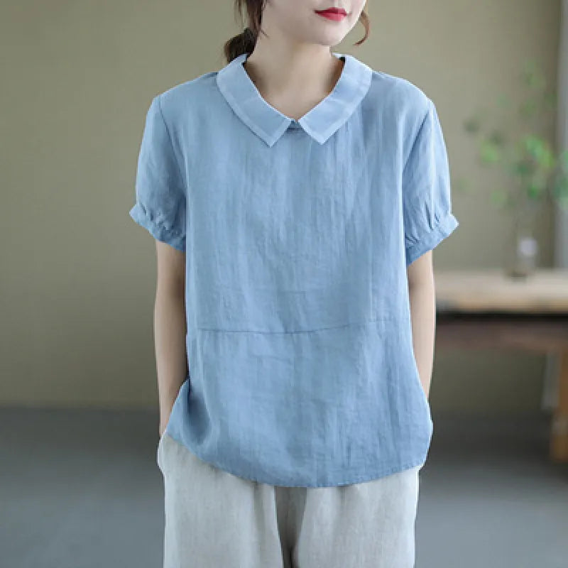 Chloe - Casual Solid Color Loose Shirt