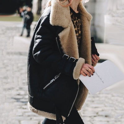 Modern and comfortable women's winter coat
