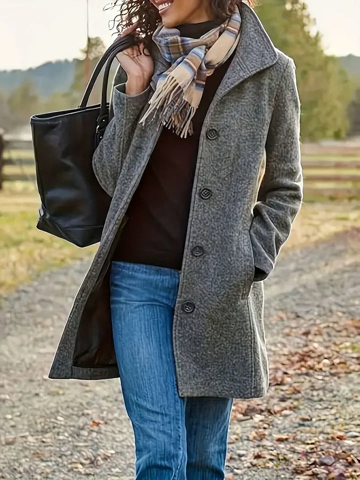 Long and Elegant Casual Coat for Stylish Women