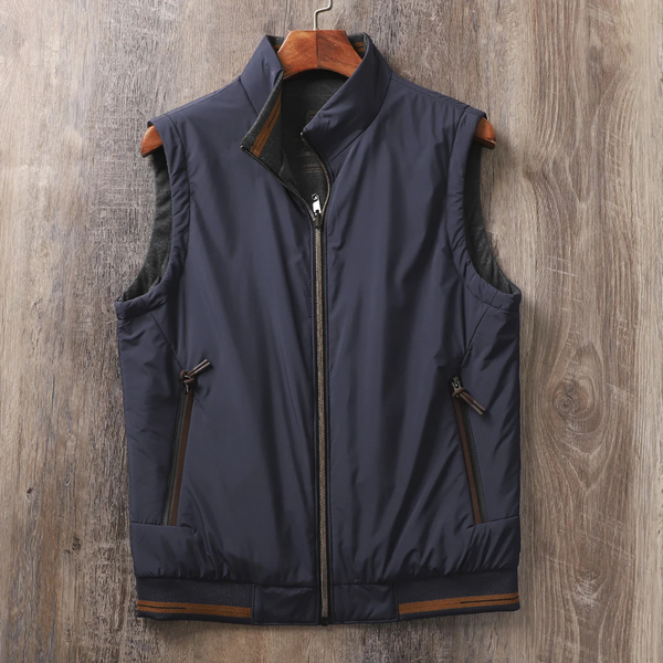 Modern Men's Vest with Versatile Design