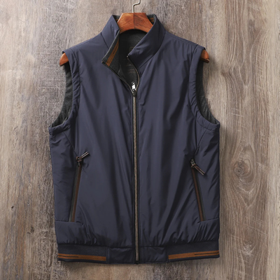 Modern Men's Vest with Versatile Design