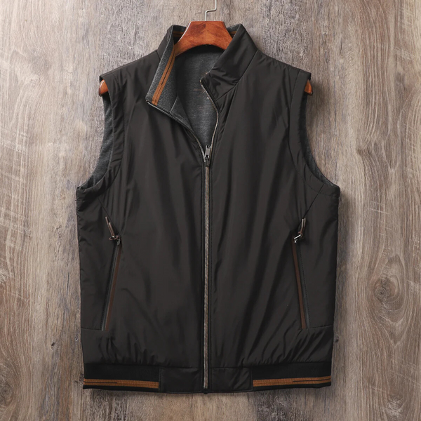 Modern Men's Vest with Versatile Design