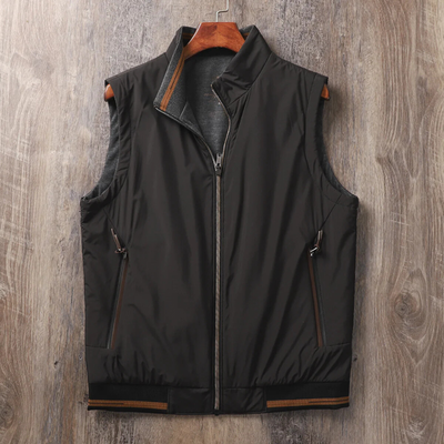 Modern Men's Vest with Versatile Design