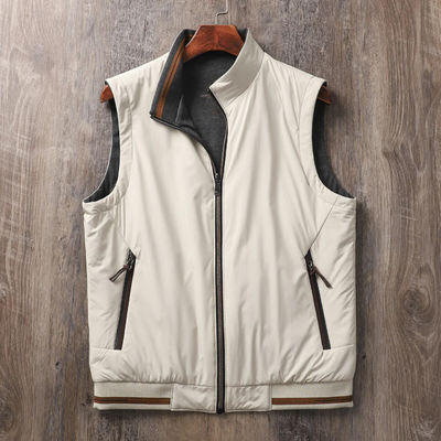 Modern Men's Vest with Versatile Design