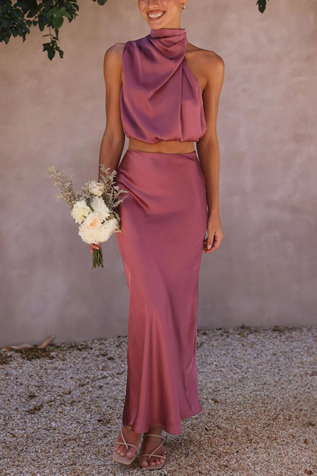 Megann - Elegant Maxi Skirt Set