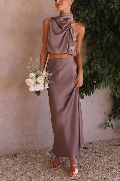 Megann - Elegant Maxi Skirt Set