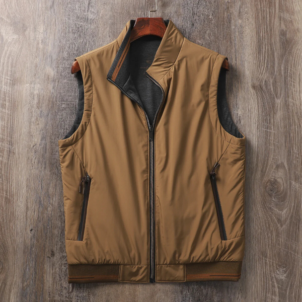 Modern Men's Vest with Versatile Design