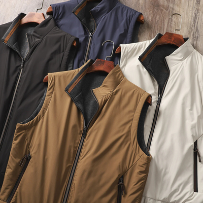 Modern Men's Vest with Versatile Design